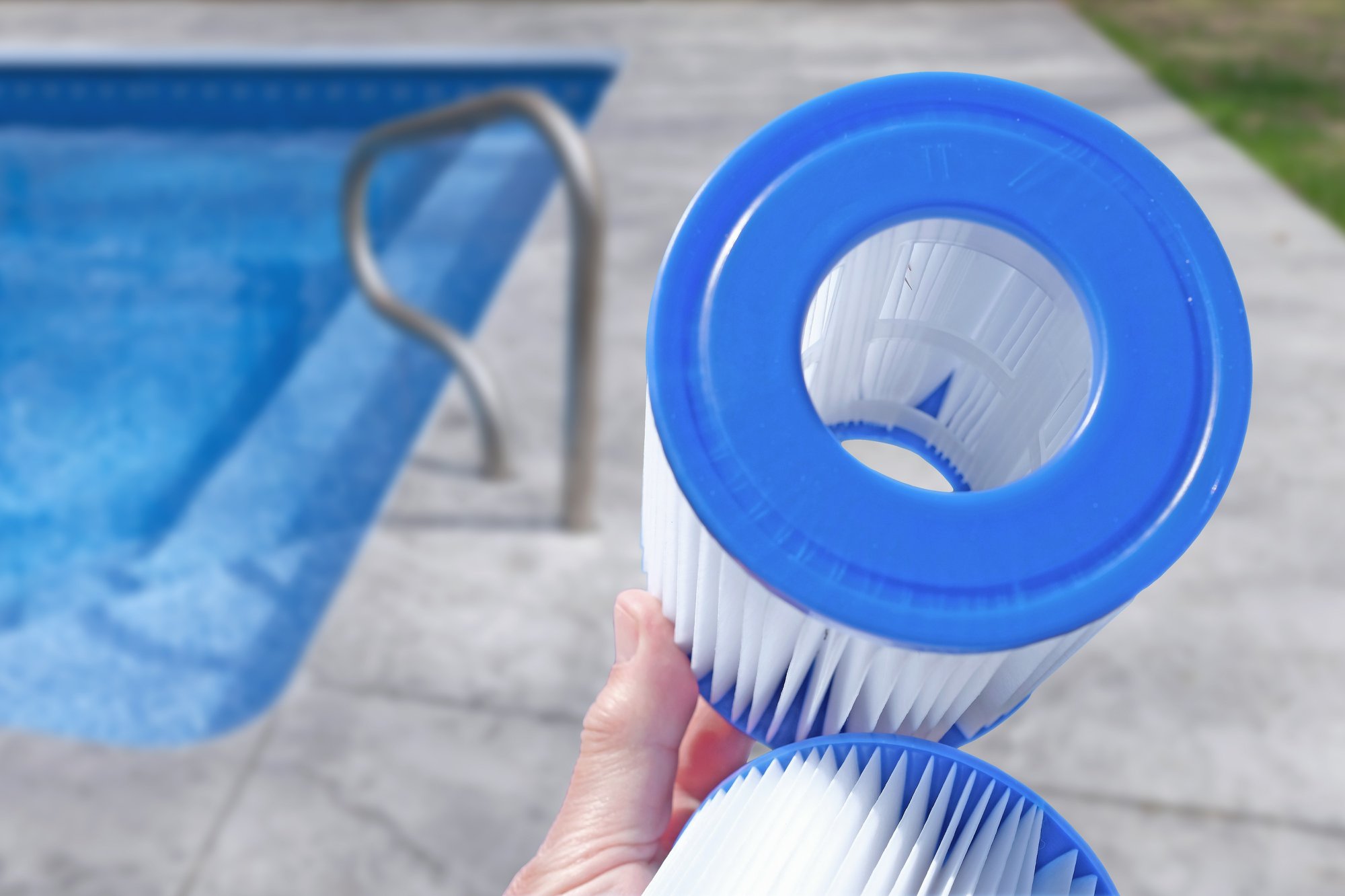 How to clean pool filter.
